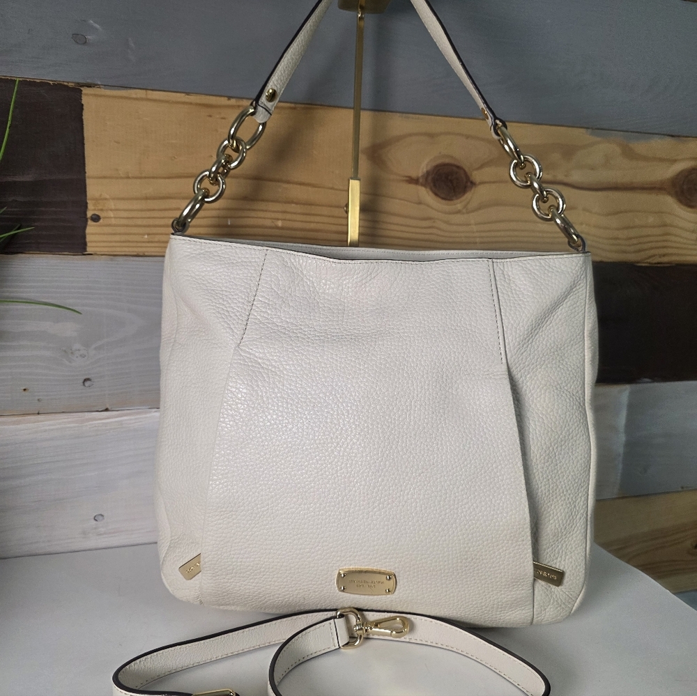 Michael Kors Hallie large leather Hobo Shoulder Crossbody - Picture 16 of 16